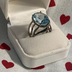 15 carat sky, blue topaz